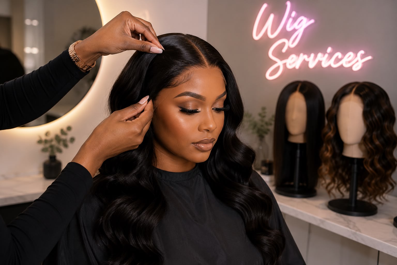 Sew-in and weave service
